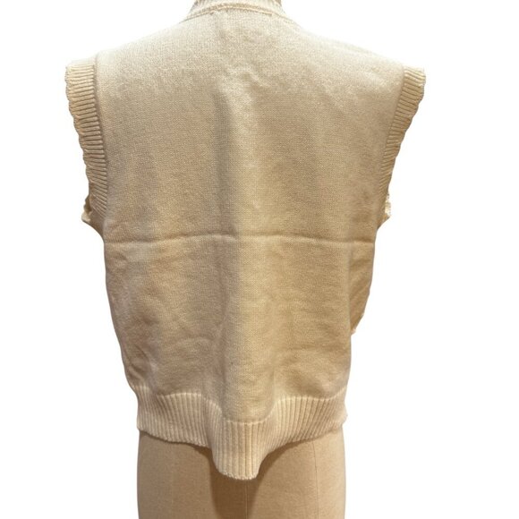 SSYS The Label 3D Buckle Lace Collar Knit Vest – Size L/XL - Picture 4 of 4